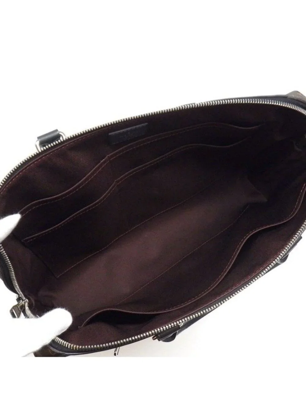 Louis Vuitton Business Bag Porte Documents Jules Monogram Macassar Leather